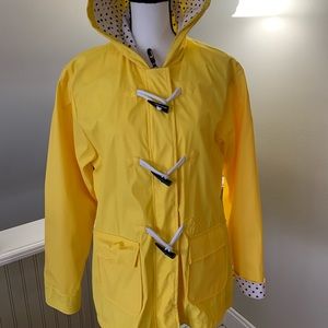 Yellow lined slicker 🌧🌧